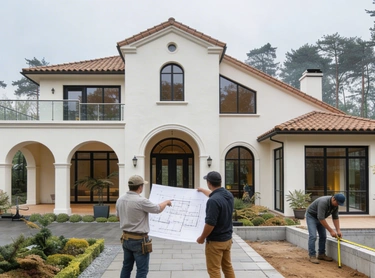 large home extension with outdoor patio structure under construction in los angeles Premier Contractor LA